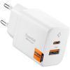 Ładowarka sieciowa Spigen Essential      EE202EU 20W USB-C/USB-A biały