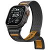 Pasek Spigen Athlex Air do Apple Watch   6/7/8/9/10/11/SE/SE 3/Ultra 1/Ultra 2/ Ultra 3 (44/45/46/49 mm) czarno pomarańczowy