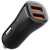 Ładowarka samochodowa Spigen Essential   EV302 30W 2xUSB-A czarny