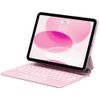 Etui Typecase Edge z klawiaturą do iPad  11" (A16) 2025 / iPad 10.9" 2022 różowy
