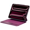 Etui Typecase Edge z klawiaturą do iPad Air 13" 2024/2025 malinowy