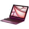 Etui Typecase Edge z klawiaturą do iPad  Air 11" M2 2024 / M3 2025 / M4 2026 malinowy