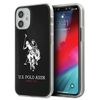 US Polo USHCP12STPUHRBK iPhone12 mini 5,4" czarny/black Shiny Big Logo