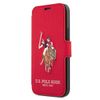 US Polo USFLBKP12LPUGFLRE iPhone 12 ProMax 6,7" czerwony/red book Polo Embroidery Collection