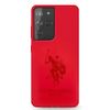 US Polo USHCS21LSLHRTRE S21 Ultra G998czerwony/red Silicone On Tone
