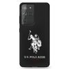US Polo USHCS21LSLHRBK S21 Ultra G998czarny/black Silicone Logo