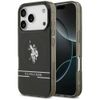 Etui US Polo DH and Bottom Stripe Logo   MagSafe do iPhone 17 Pro czarny