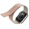 UNIQ pasek Revix Apple Watch Series      1/2/3/4/5/6/7/8/9/SE/SE2/SE3/Ultra/Ultra 2/Ultra 3 42/44/45/49mm. Reversible Magnetic różowy-beżowy/pink-beige