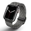 UNIQ pasek Aspen Apple Watch 46/45/44 mm Series 4/5/6/7/8/9/10/11/SE/SE2/SE3 Braided DE szary/pebble grey