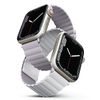 UNIQ pasek Revix Apple Watch Series 1/2/3/4/5/6/7/8/9/SE/SE2/SE3/Ultra/Ultra 2/Ultra 3 42/44/45/49mm. Reversible Magnetic lilak-biały/lilac-white