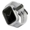 UNIQ pasek Monos 2in1 Apple Watch Strap  + Case Series 4/5/6/7/8/9/SE/SE2/SE3 44/45mm. szary/chalk grey
