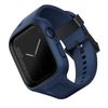 UNIQ pasek Monos 2in1 Apple Watch Strap  + Case Series 4/5/6/7/8/9/SE/SE2/SE3 44/45mm. niebieski/marine blue