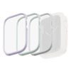 UNIQ ramki do Moduo 3in1 Apple Watch Series 4/5/6/7/8/9/SE/SE2/SE3 40/41mm Szałwiowy-Lillak-Biały/Sage-Lilac-White