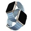 UNIQ pasek Revix Premium Apple Watch     Series 1/2/3/4/5/6/7/8/9/SE/SE2/SE3 38/40/41mm Edition Reversible Magnetic Leather biało-niebieski/arctic-soft blue
