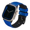 UNIQ pasek Linus Apple Watch Series 1/2/3/4/5/6/7/8/9/SE/SE2/SE3/Ultra/Ultra 2/Ultra 3 42/44/45/49mm Airosoft Silicone niebieski/racing blue