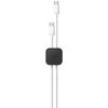 UNIQ Pod samoprzylepny organizer dokabli zestaw 8szt ciemnoszary/charcoal dark grey