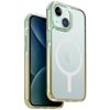 UNIQ etui Combat Duo iPhone 15 / 14 / 136.1" Magclick Charging zielono-żółty/sea green-soft yellow
