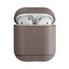 UNIQ etui Terra AirPods 1/2 gen.Genuine Leather beżowy/beige