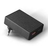 UNIQ Ład. siec. Votre Slim Duo 20W USB-C+ USB-A czarny/charcoal black