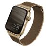UNIQ pasek Dante Apple Watch Series      1/2/3/4/5/6/7/8/9/SE/SE2/SE3 42/44/45mm Stainless Steel złoty/carmel gold