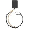 Uniwersalna smycz do telefonu 3w1 UNIQ Coehl Caryne z portfelem na karty ebony