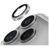 Szkło na obiektyw aparatu UNIQ Optix Prime Camera Lens Protector do iPhone 17 Pro / 17 Pro Max / 15 Pro / 15 Pro Max z aplikatorem srebrny