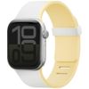 Pasek UNIQ Revix IV Premium do Apple Watch 42/41/40mm Edition Reversible Magnetic biały-żółty