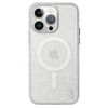 UNIQ etui Coehl Lumino iPhone 15 Pro6.1" Magnetic Charging srebrny/sparkling silver