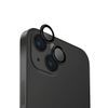 UNIQ Optix Aluminium Camera LensProtector iPhone 15 6.1" / 15 Plus 6.7" midnight black szkło na obiektyw aparatu z aplikatorem