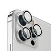 UNIQ Optix Aluminium Camera LensProtector iPhone 14 Pro 6.1" / 14 Pro Max 6.7" sterling silver szkło na obiektyw aparatu z aplikatorem