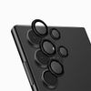 UNIQ Optix Aluminium Camera LensProtector Sam S24 Ultra S928 midnight black szkło na obiektyw aparatu z aplikatorem