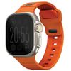 UNIQ pasek Stride Apple Watch Series     1/2/3/4/5/6/7/8/9/SE/SE2/SE3/Ultra/Ultra 2/Ultra 3 42/44/45/49mm FKM Rubber Strap pomarańczowy/volt orange