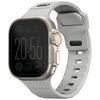 UNIQ pasek Stride Apple Watch Series 1/2/3/4/5/6/7/8/9/SE/SE2/SE3/Ultra/Ultra 2/Ultra 3 42/44/45/49mm FKM Rubber Strap szary/chalk grey