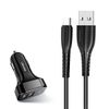 USAMS Ład. sam. 2xUSB C13 2,1A microUSBczarny/black NTU35MC13TZ
