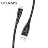 USAMS Kabel pleciony U41 lightning 3m2A czarny/black SJ397USB01 (US-SJ397) Fast Charge