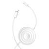 USAMS Ład. indukcyjna US-CC096 10Wz kablem lightning biały/white CC96WH02