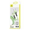 USAMS Kabel U52 microUSB 2A Fast Charge1m zielony/green SJ435USB02 (US-SJ435)