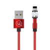 USAMS Kabel magnetyczny U59 lightning2.1A Fast Charge 1m pleciony czerwony/red SJ472USB02 (US-SJ472) regulowany kąt