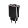 USAMS Ład. siec. 1xUSB-C+1xUSB T35 20W(only head) PD3.0 +QC3.0 Fast Charging czarny/black CC121TC02 (US-CC121)