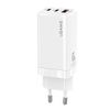USAMS Ład. siec. MT 2xUSB-C+USB GaN 65WT33 PD (only head) Fast Charging biały/white CC110TC02 (US-CC110)