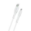USAMS Kabel U38 microUSB 4A Fast Chargefor OPPO 1m biały/white SJ375USB02 (US-SJ375)