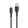 USAMS Kabel U68 lightning 2A Fast Charge1m czarny/black SJ500USB01 (US-SJ500)