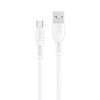 USAMS Kabel U68 microUSB 2A Fast Charge1m biały/white SJ502USB02 (US-SJ502)