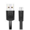 USAMS Kabel płaski U2 microUSB 1,2mczarny/black SJ201MIC01 (US-SJ201)
