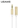 USAMS Kabel przedłużający do słuchawek1m biały/white EYCX102 (US-SJ055)