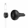 USAMS Uchwyt magnetyczny na kabel USBdo kratki went. czarny/black ZXQ1901 (US-ZB019)