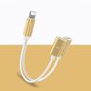USAMS Adapter 2w1 Lightning złoty/goldSJ1602L02 (US-SJ160)