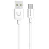 USAMS Kabel U-Turn microUSB 1mbiały/white 2A MICUSBXD02 (US-SJ098)