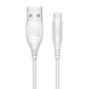 USAMS Kabel U18 microUSB 2A Fast Charge1m biały/white SJ268USB02 (US-SJ268)
