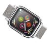 USAMS Pasek z etui Apple Watch 4/5/6/7/SE 44/45mm. srebrny/silver ZB74IW2 (US-ZB074)